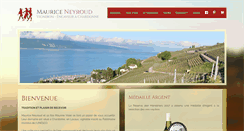 Desktop Screenshot of neyroud-vins.ch
